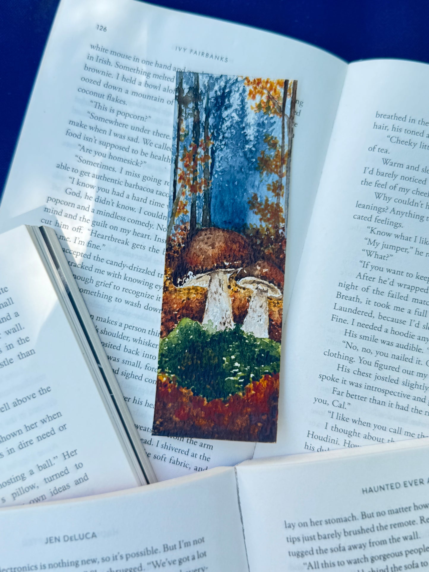 Fall Mushroom Bookmark