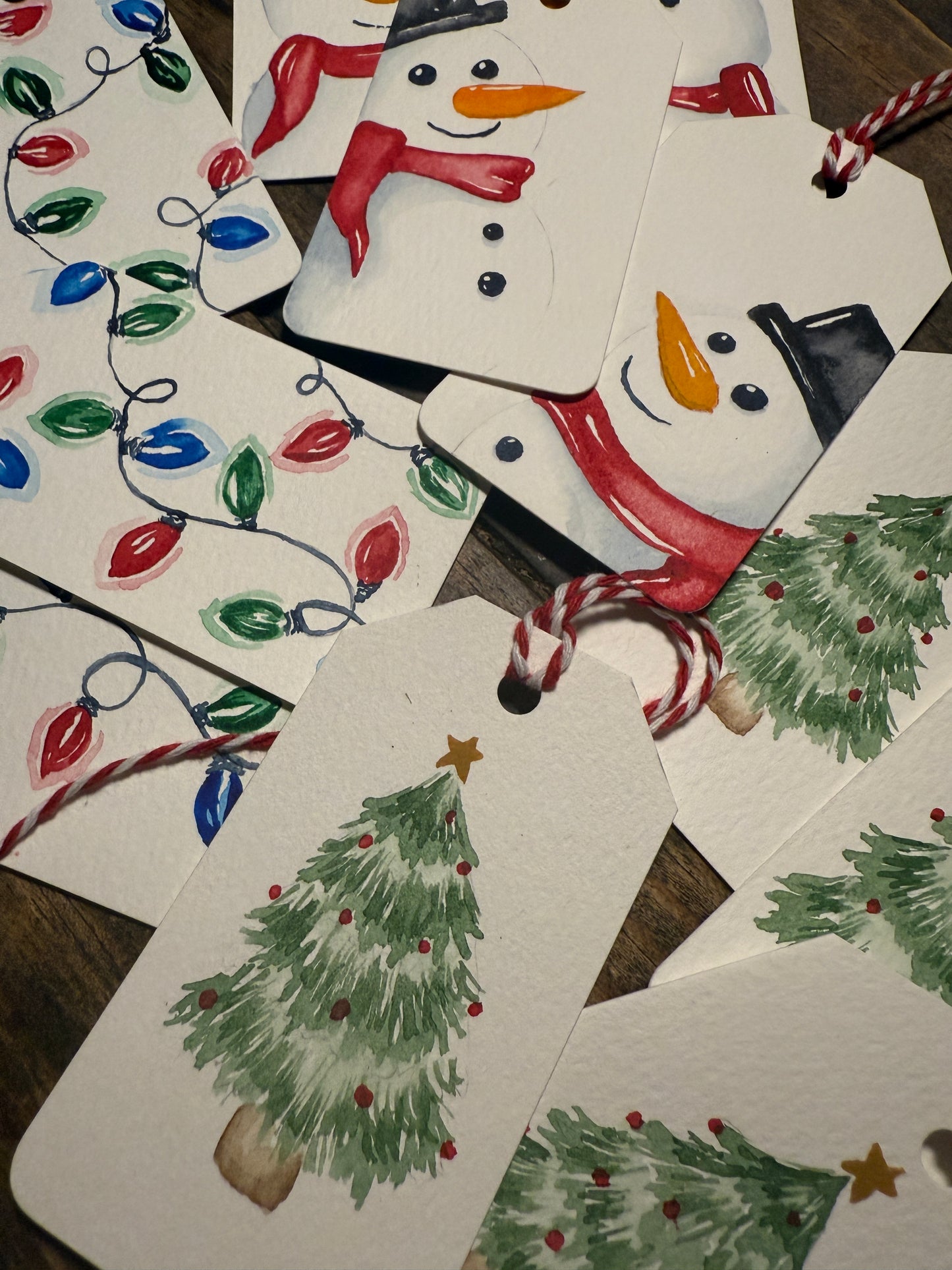 Snowman Christmas Gift Tags