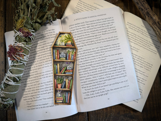 Cottage Witch Bookshelf Bookmark