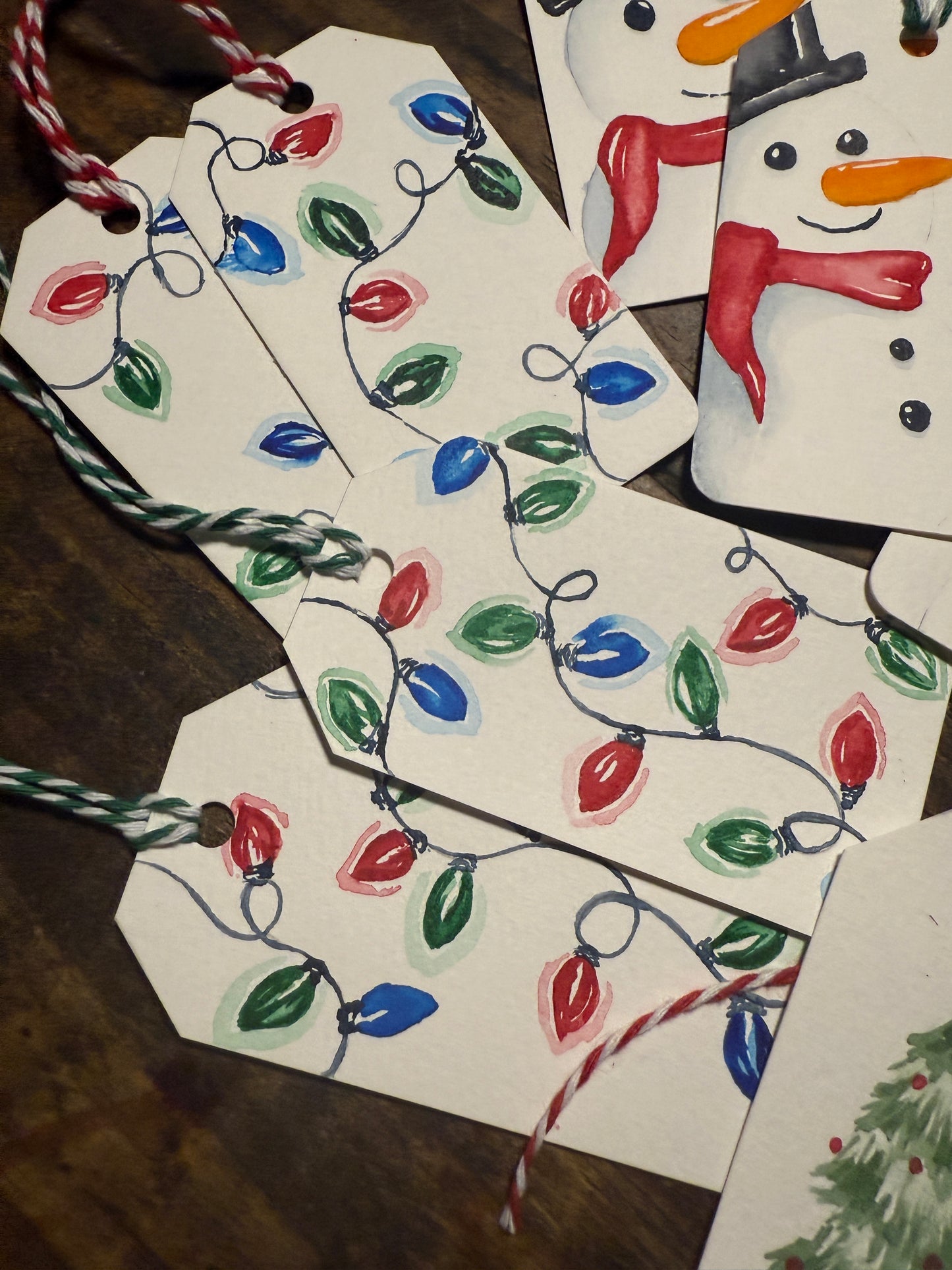 Snowman Christmas Gift Tags