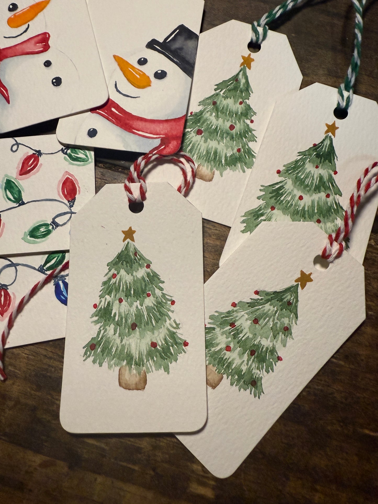 Snowman Christmas Gift Tags