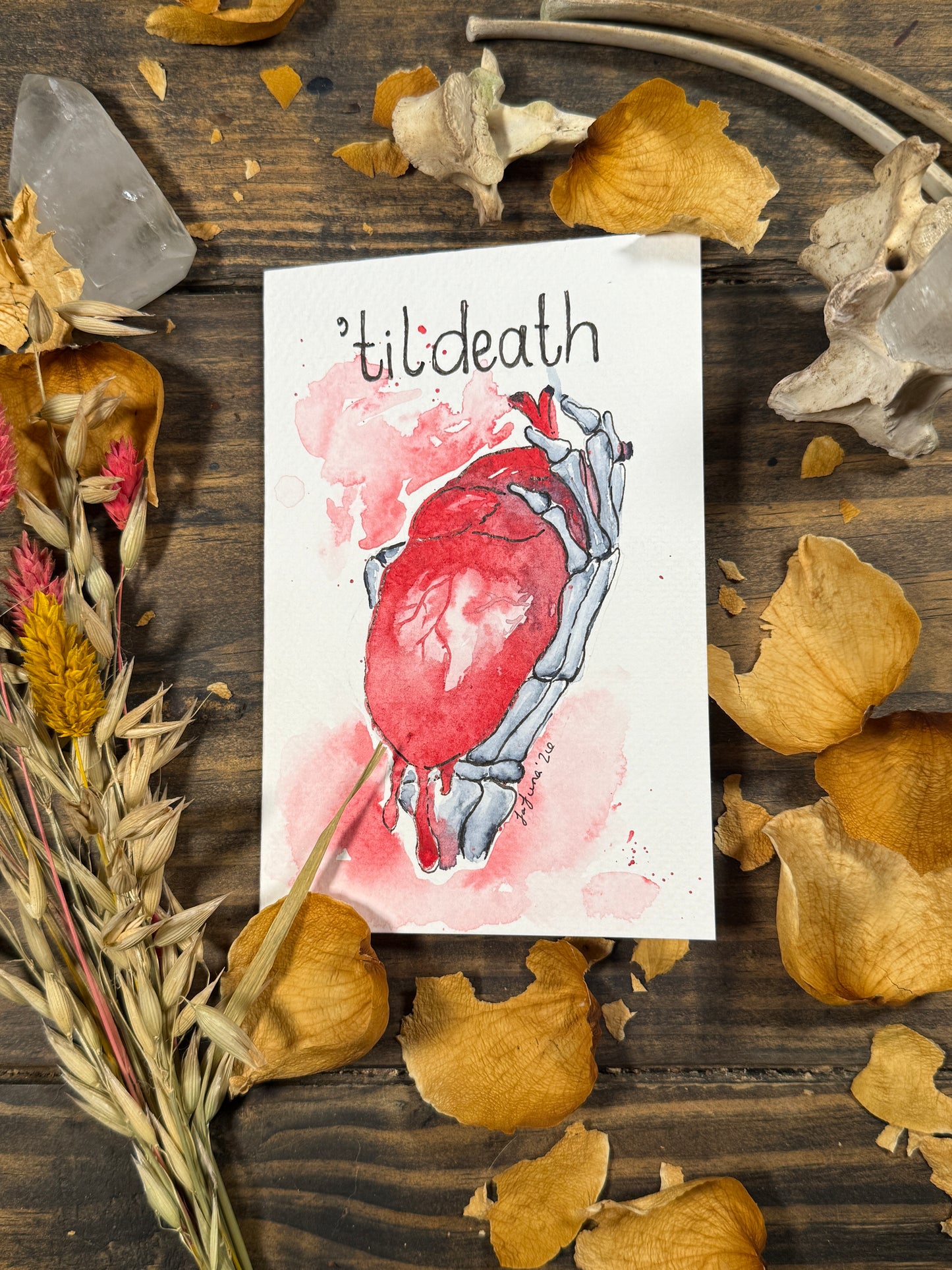 Til Death Original Valentine's Card