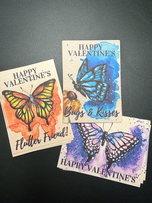 Bugs & Kisses Kids Valentine Cards