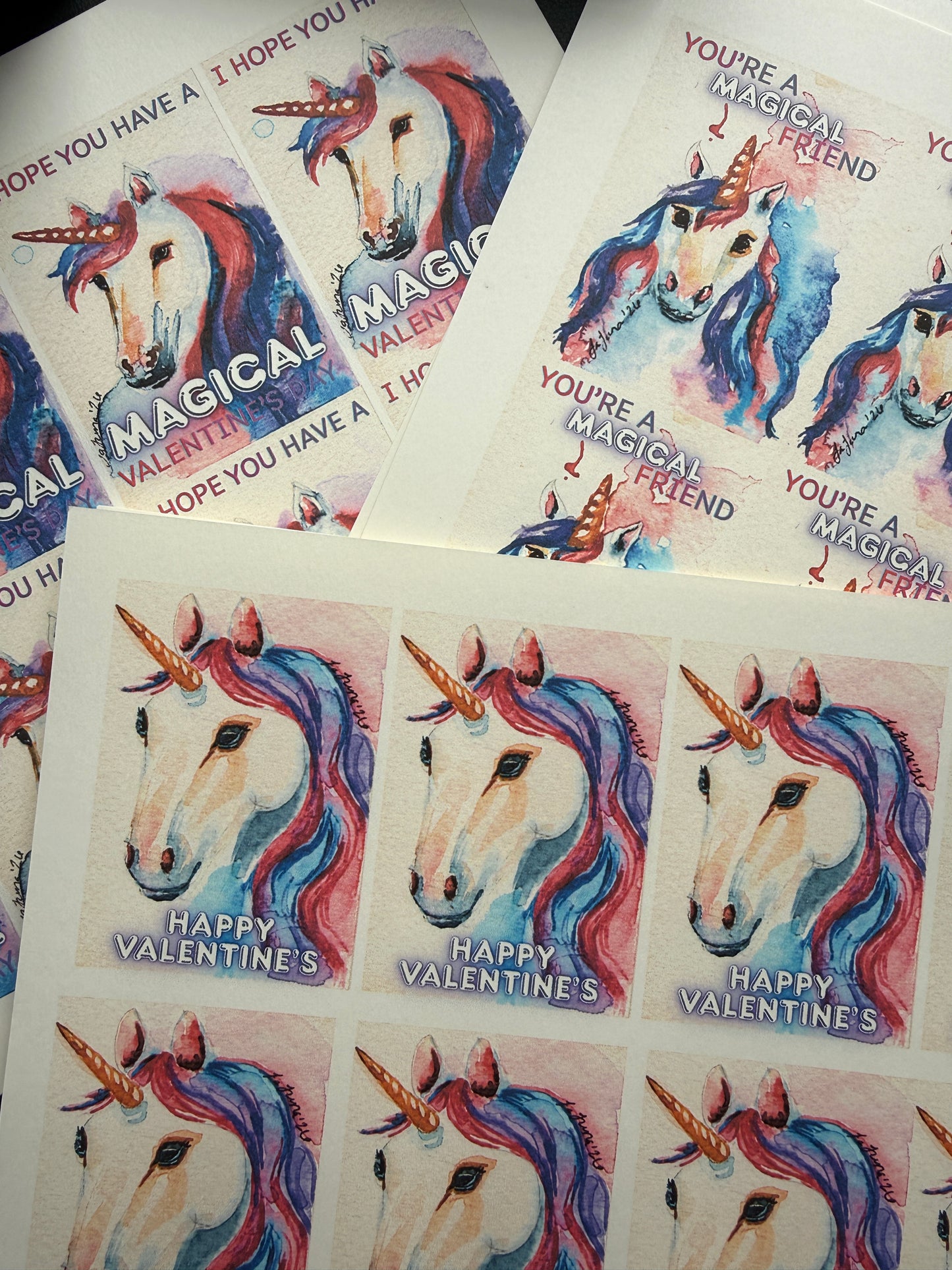 Magical Friends Kids Class Valentines