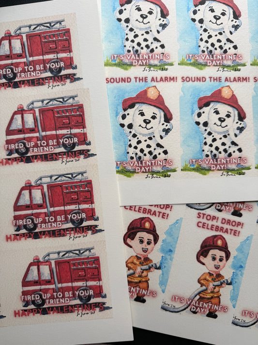 Fired Up Kids Class Valentine Cards