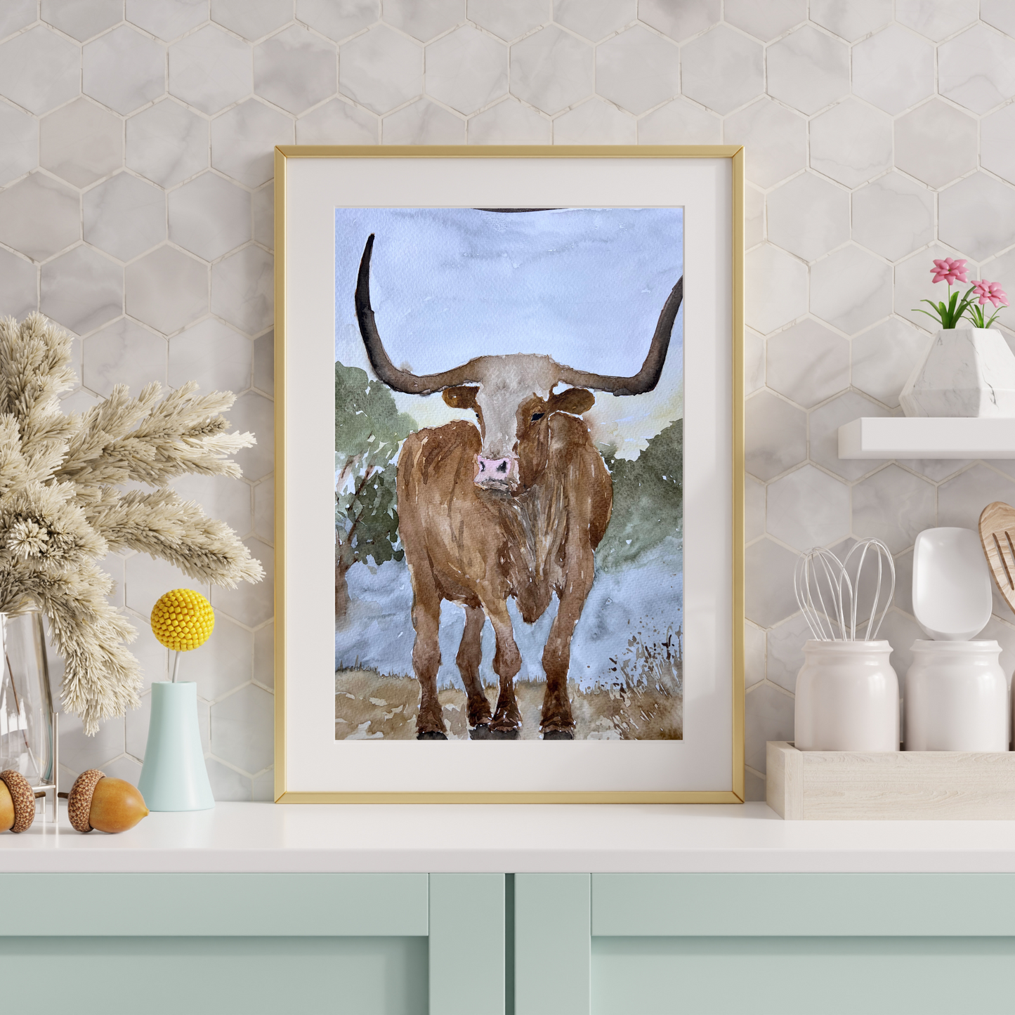 Cattle Drive Print